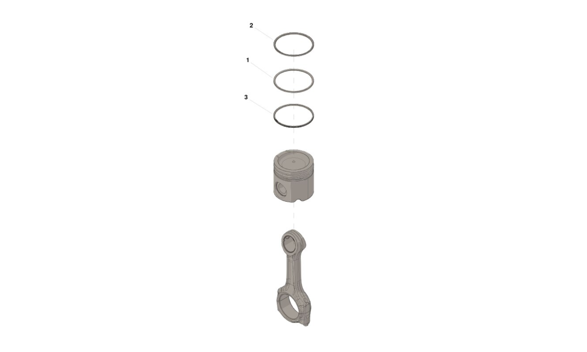 Bộ vòng piston Cummins Piston Ring 4089644